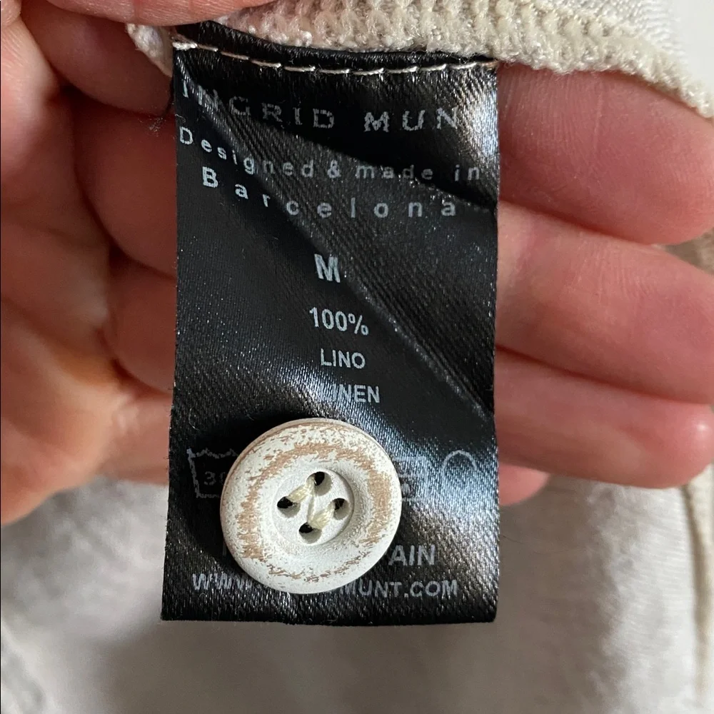 Ingrid Munt Linen Collar Dress / Duster - Picture 6 of 7